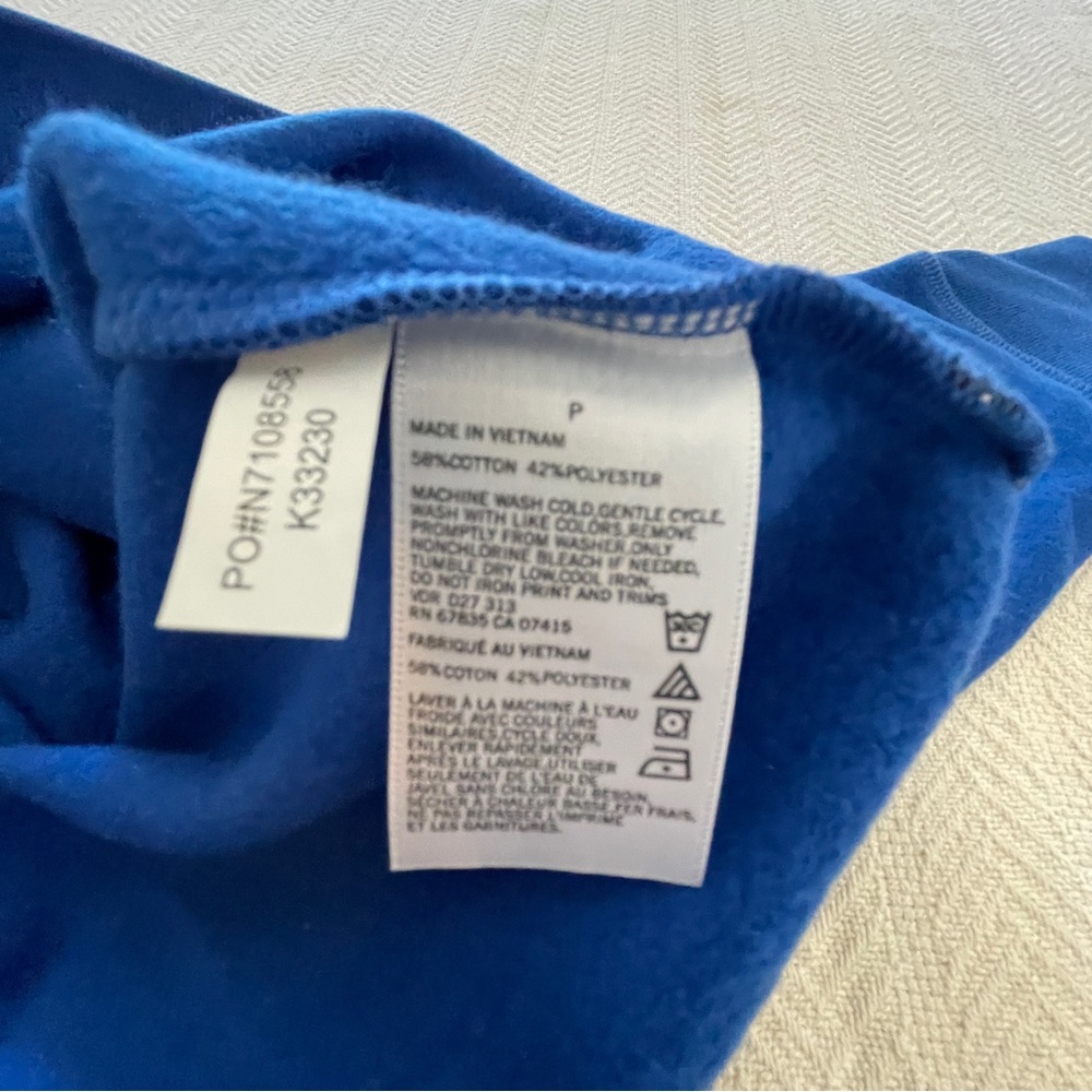Nautica Super Soft Quarter-Zip Pullover - NEW Royal Blue/Navy Bliss! ⚓️ Small - Picture 10 of 11
